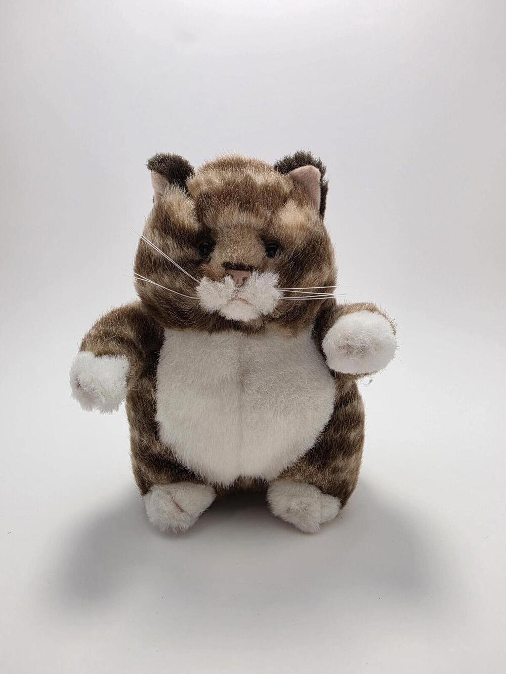 Russ Prudence Fat Chubby Cat Plush, Small Soft Vintage Rare (5 inch)